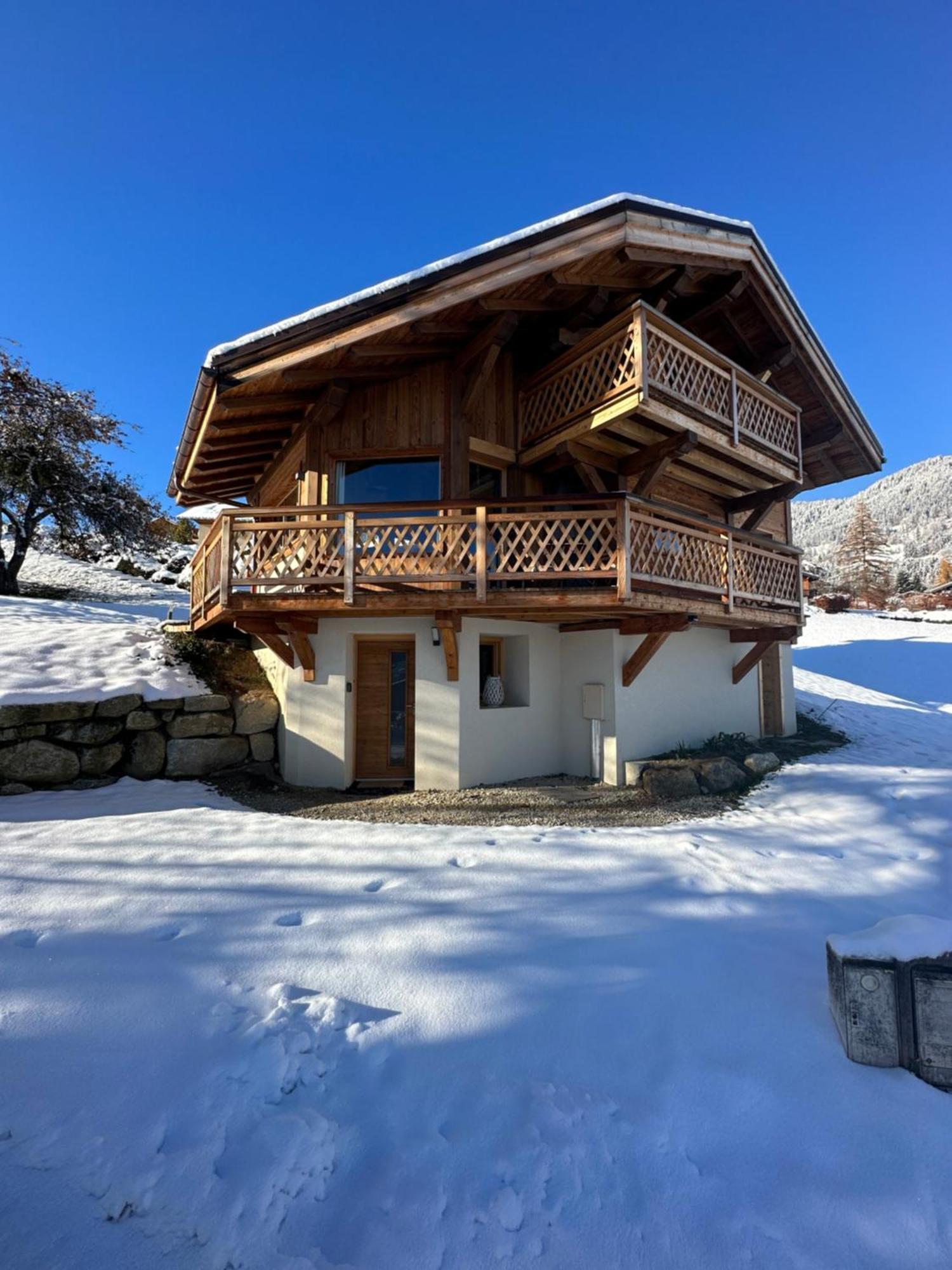 Chalet Neuf La Perle Du Perron Vila Cordon Exterior foto