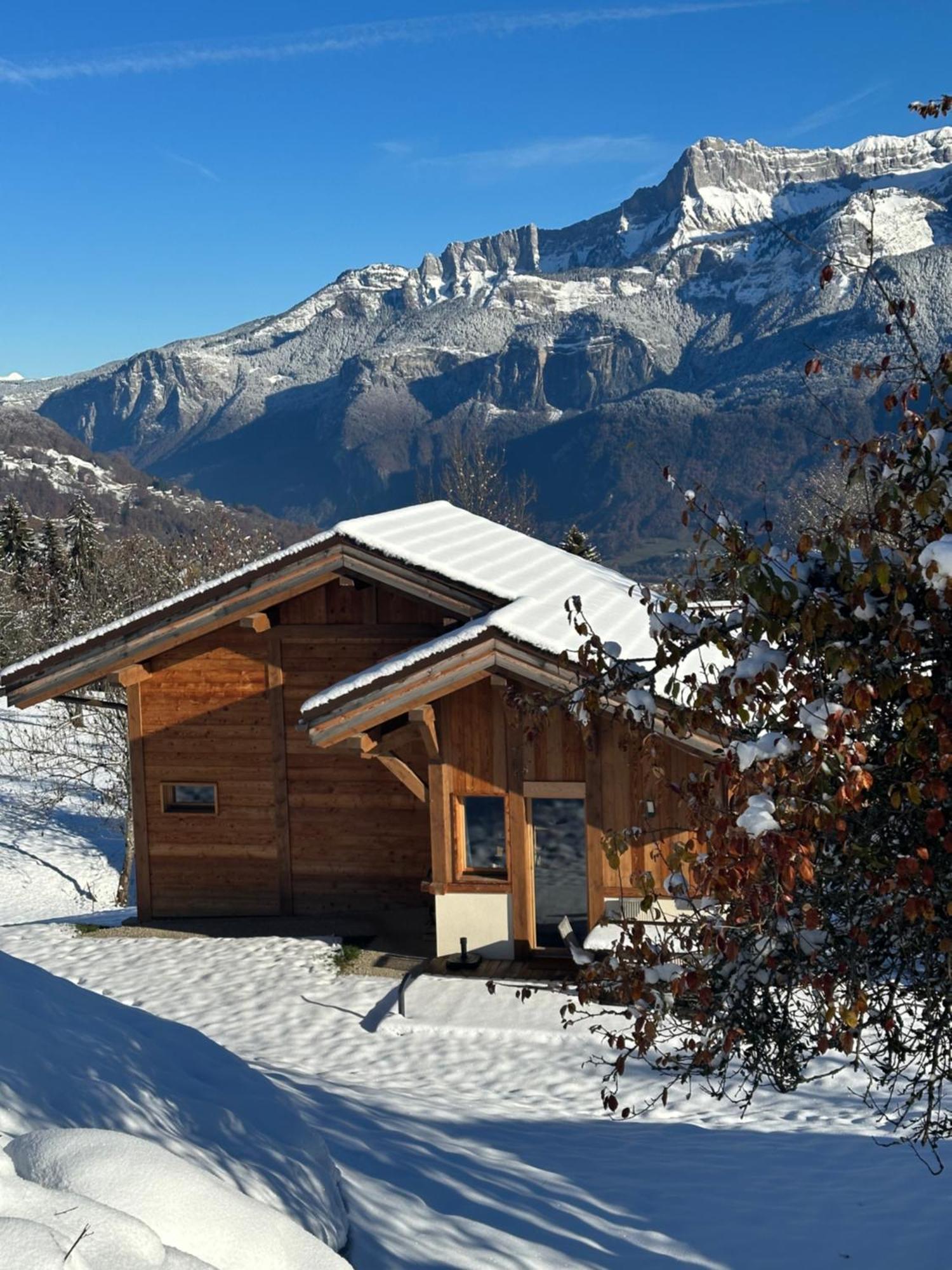 Chalet Neuf La Perle Du Perron Vila Cordon Exterior foto